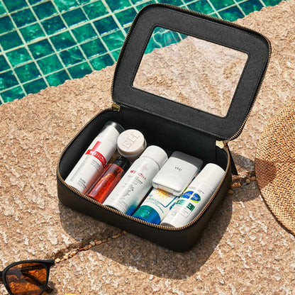 Chic Travel Makeup Organizer